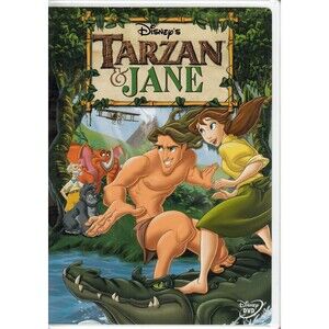 Disney Tarzan & Jane DVD 2002 Widescreen Phil Collins Mandy Moore Animated Movie